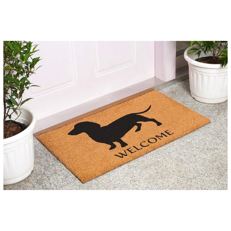 Calloway Mills حصيرة دخول كالوواي ميلز 103031729 على شكل دشهند، 17" × 29"، طبيعي/أسود - Image 2